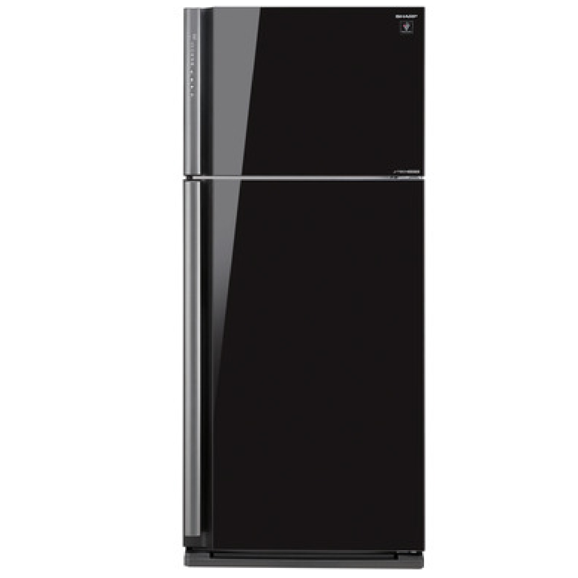 Холодильник черный с морозильником