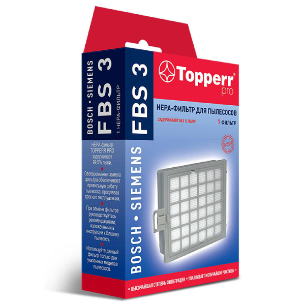 Topperr FBS 3 Hepa Filter Bosch H12